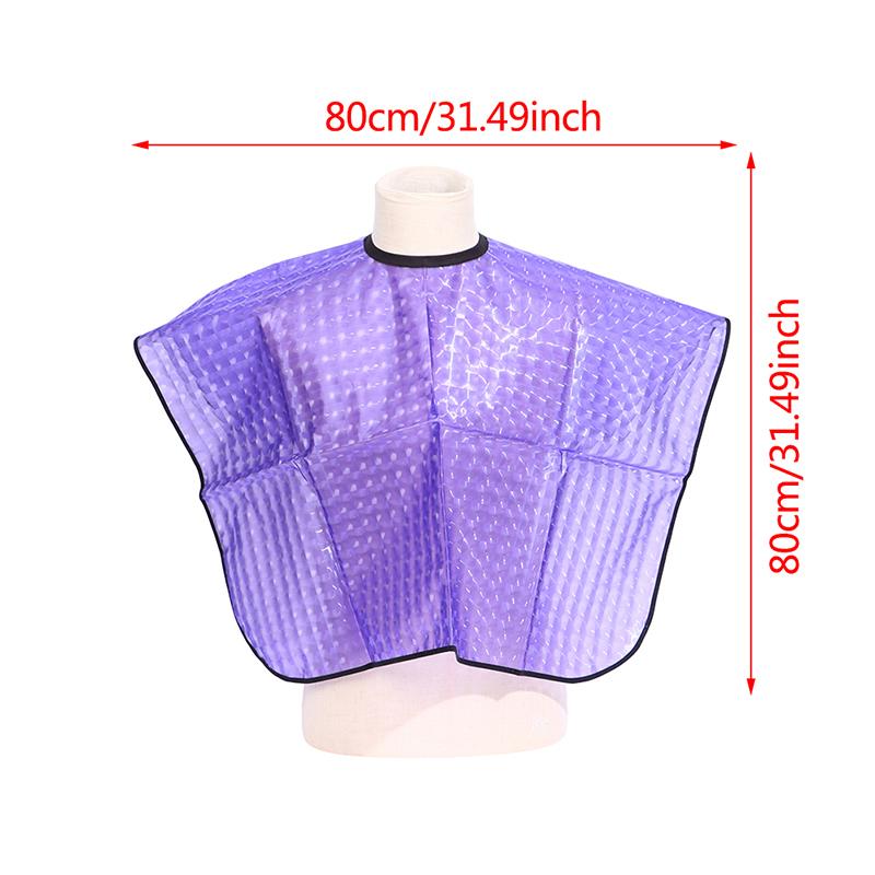 Krótki Fartuch Fryzjerski Peleryna do Farbowania Włosów Wielorazowa Wodoodporna Peleryna Salonowa