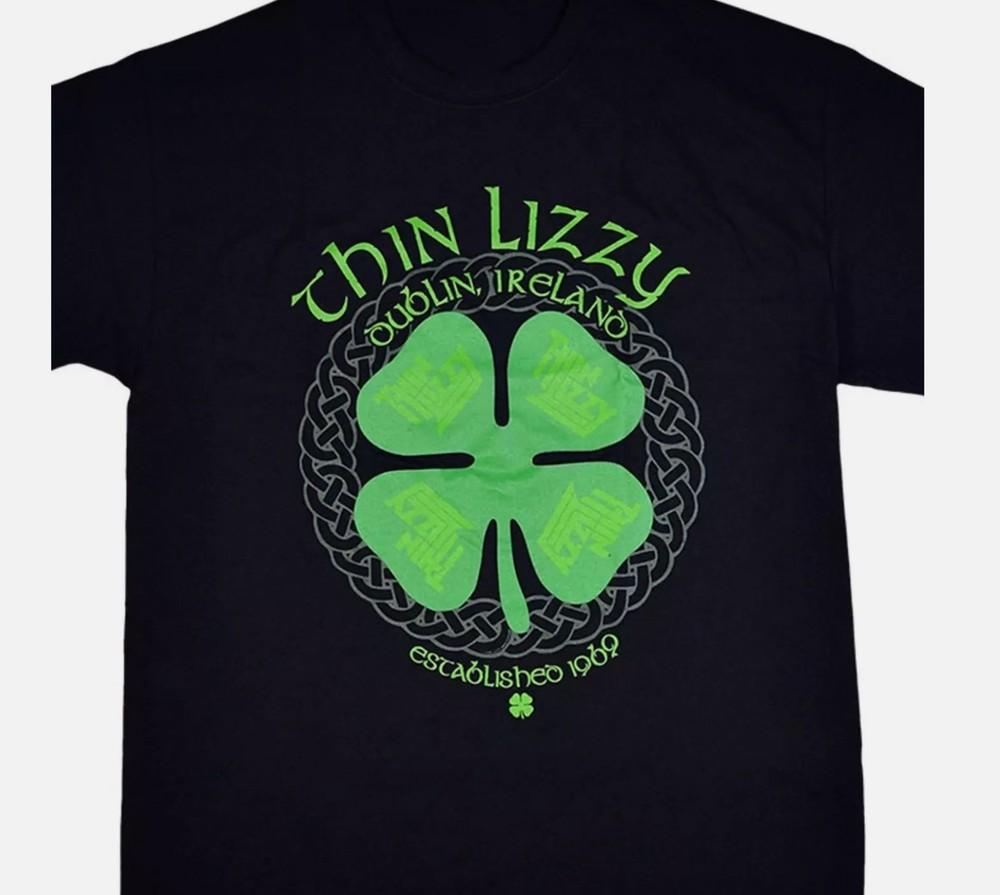 Thin Lizzy Band Cotton Gift For Fan T-Shirt Black All Size Unisex T-Shirt M