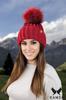 Nerea Winter Hat Thick Weave Color Red