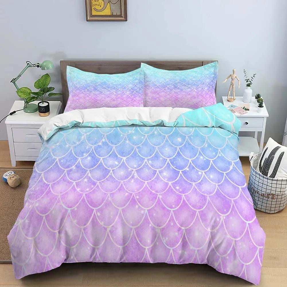 

Rainbow Printing Colorful Stripe Comfortable Duvet Quilt Cover Pillowcase Bedding Set Children Bedroom Decoration Home Textile EU Single 135x200cm