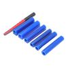 6Pcs Carving Wax Ring Tube Hard Casting Making Molding Material Kit with 1 Cutter
