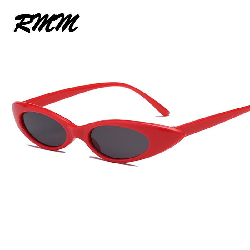 European Unisex retro small elliptical Sunglasses small frame Cat Eye Sunglasses men and women's glasses