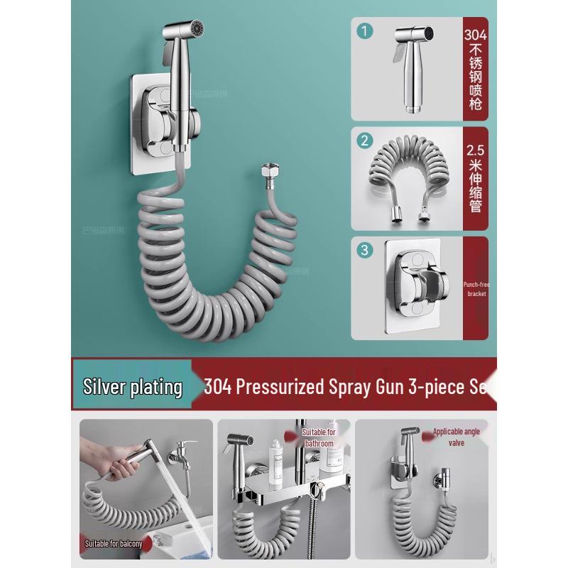 

Полностью медный ручной биде-спрей двойного действия для туалетов