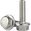 Hex Flange Bolts M8 X 12 Mm Hex Flange Screws, A2 Stainless Steel, DIN 6921, 20 PCS