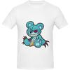Smiling Evil Teddy Bear T-Shirt Cotton Short Sleeve for Men Women T-Shirt
