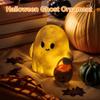 Halloween Ghost Figurine with Pumpkin Cute Ghost Figurine Halloween Ghost Statue for Halloween Decorations Home Decor