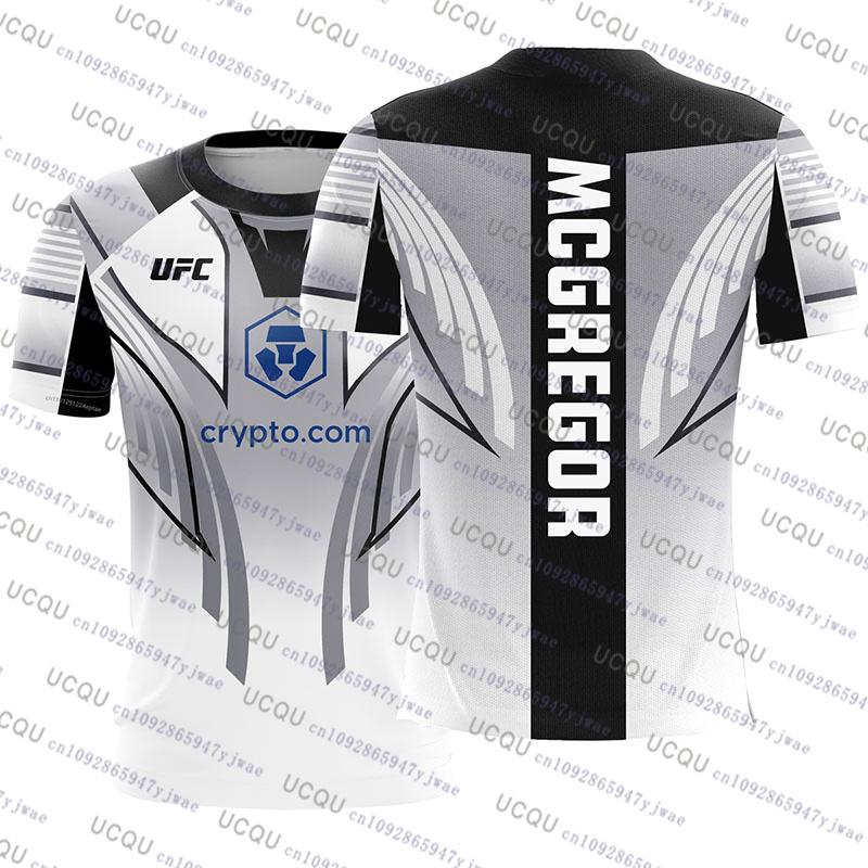 ETST 03 UFC 2025 Nieuwe Mode Conor McGregor Mixed Martial Art T-shirt 3D Print Korte Mouw Vechten Tops Vintage Sportkleding MMA Jersey 4XL