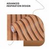 45cm*10m Selbstklebende PVC Wasserdicht Abziehen & Aufkleben 3D Gestreifte Paneele Holzmaserung Tapete Möbel Akzentwände & Heimrenovierungsdekor