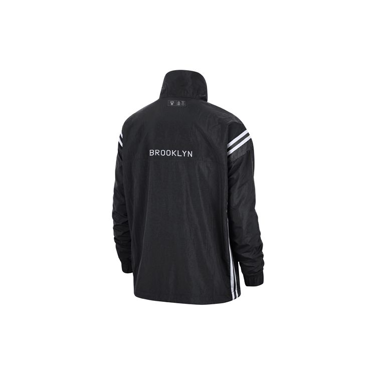 Nike Brooklyn Nets Courtside Sports Jersey Women Tops Black CN0244-010