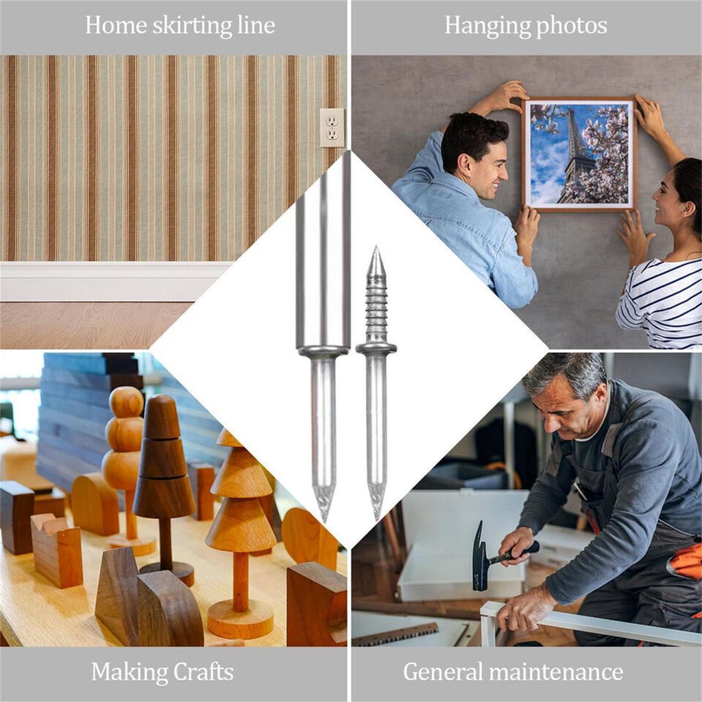 Płaskogłówkowe Gwoździe Meblowe do Listew Przypodłogowych Trwałe i Odporne na Rdzę Wkręty Stabilne i Niezawodne Gwoździe do Listew Przypodłogowych