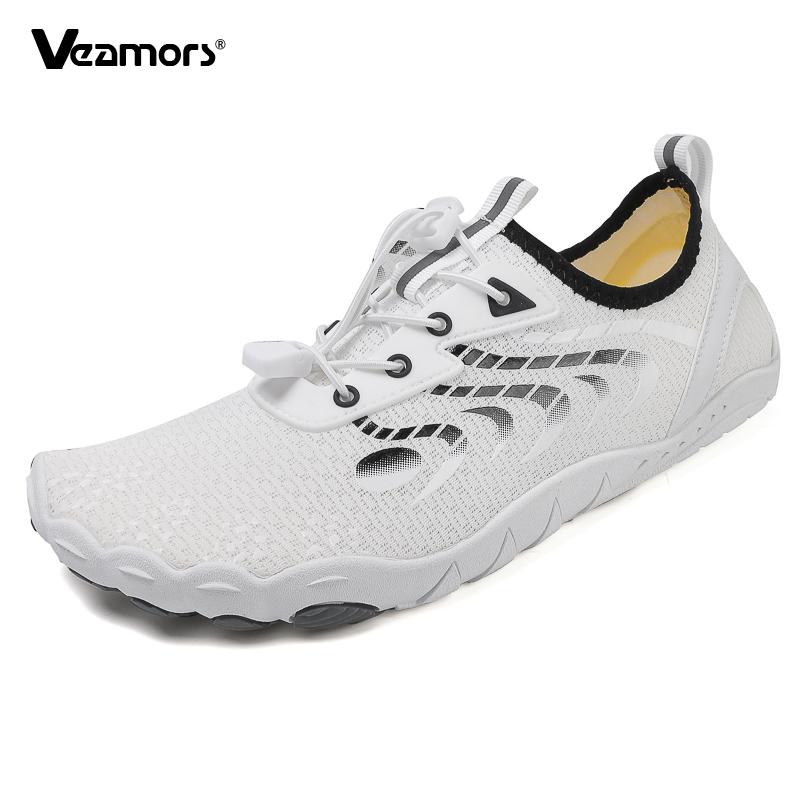 

Men s Quick Dry Barefoot Wading Shoes Women Breathable Beach Water Sports Shoes Elastic Aqua Shoes for Surfing Boating Non-slip 46 белый