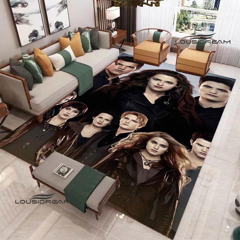 The Twilight Saga printed carpet Living room bedroom non-slip carpets Yoga mat Outdoor carpet kawaii rug birthday gift