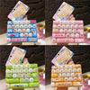 Funny 26 Key Keyboard Keycap Keychain Fidget Squeeze Stress Anxiety Relief Decompression Sensory Bag Charm Party Gift For Adult