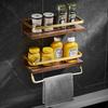 Solid Wood Bathroom Shelving Wall Hanging Toothbrush Teeth Cup Holder Cosmetics Storage Rack Towel Holder Paper Towel Holder
