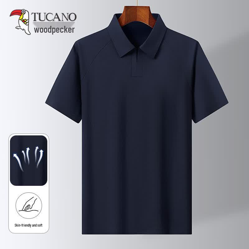 TUCANO Men's Ice Silk Short-Sleeve Polo Shirt