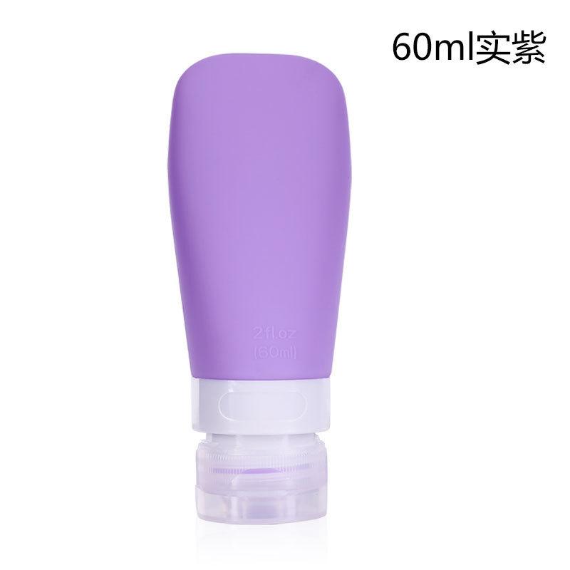 Silica Gel Packaging Bottle 60 Ml Shampoo Shower Gel Fire Extinguisher Bottles Squeeze Shower Gel Silicone Travel Set