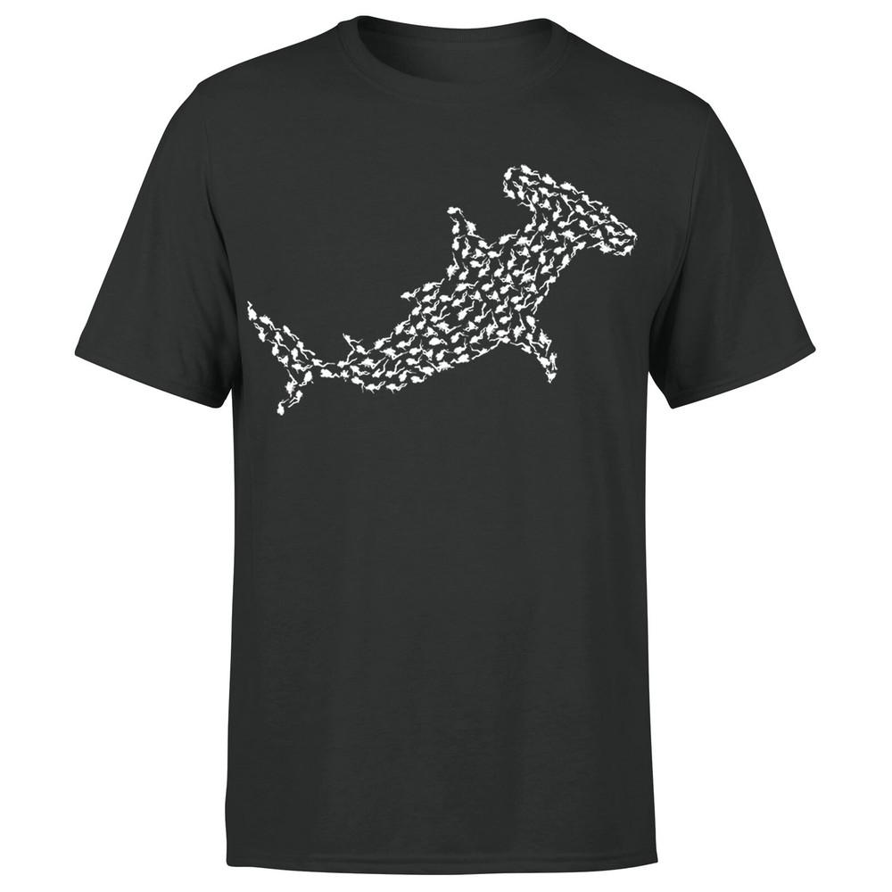

Hammerhead Shark Open Water Mens T-Shirt Funny Scuba Diving Tee Or P1 A 3XL