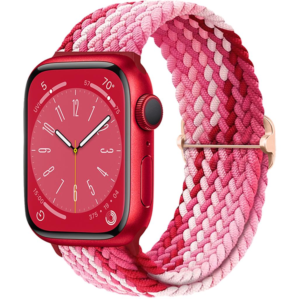 Braided Solo Loop Strap For Apple watch band 44mm 40mm 49mm 45mm 41mm Elastic Nylon bracelet iWatch series 8 3 se 6 7 Ultra 2 9