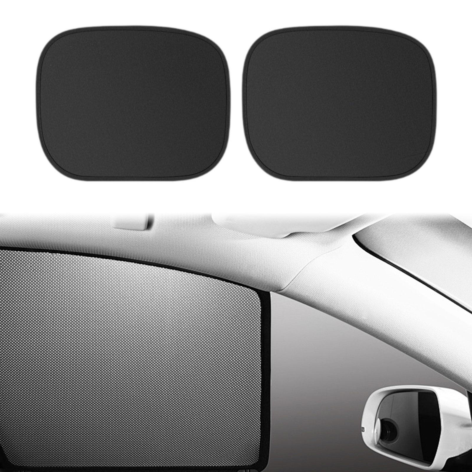 

Автомобильные шторы на окна для детей, затемняющие автомобильные шторы, солнцезащитные чехлы, статические прилипающие 2Pcs for Rear Window