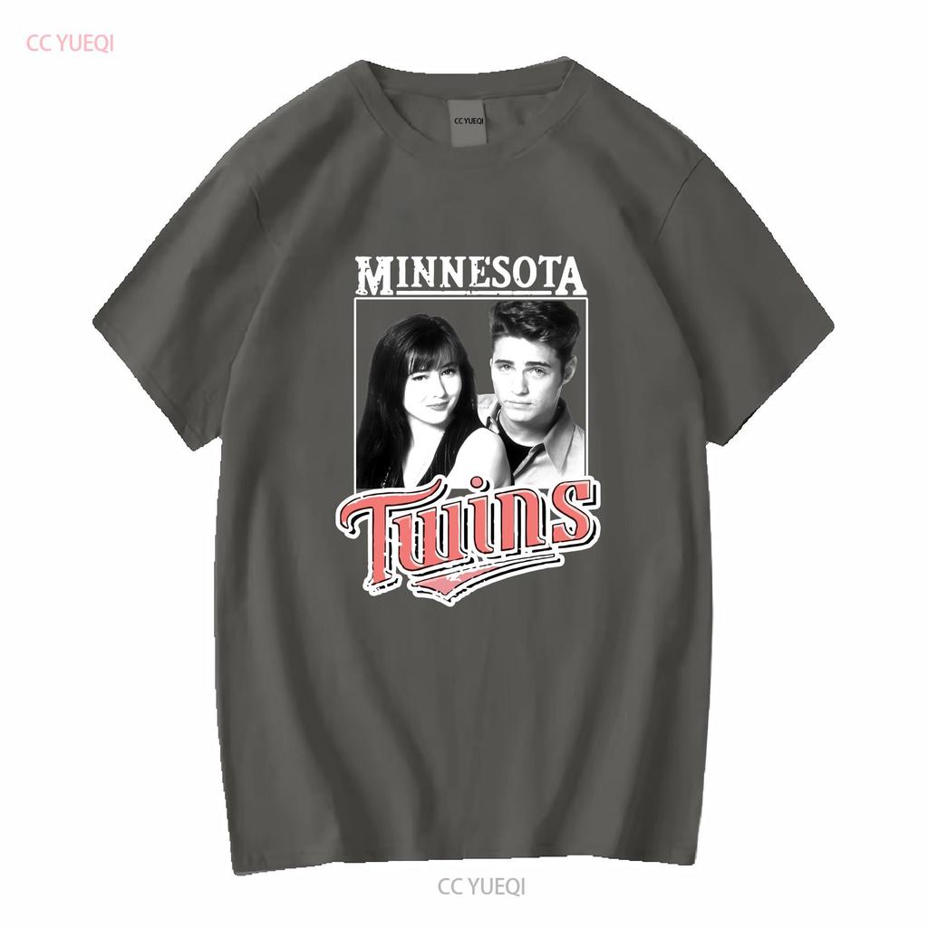 Twins Brenda Brandon Walsh T Shirt long or short sleeves vintage Washed homme graphic Unisex Casual fashion Stylish streetwear