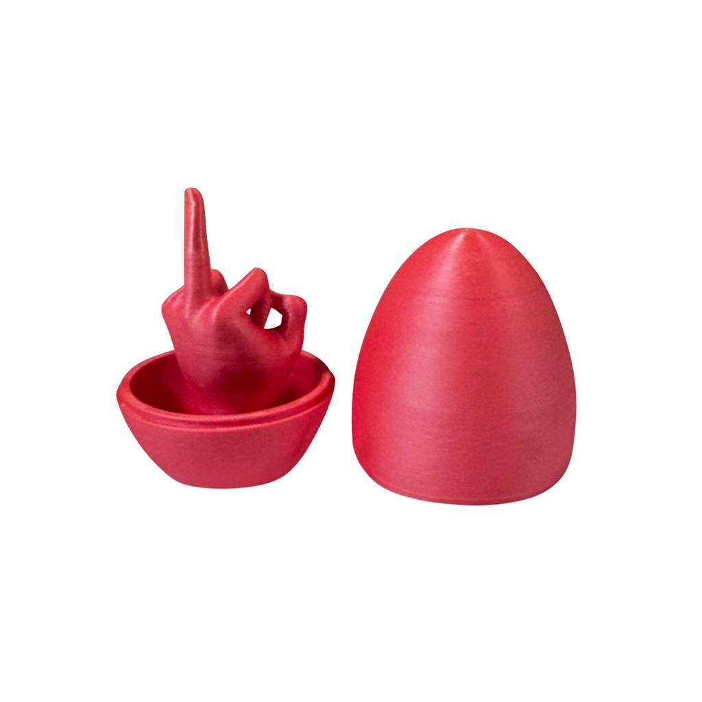 3D Printing Friendly Gesture Egg Decompression Tool Funny Toy Adult Gift Funny