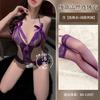 Sexy lingerie sexy hot lace one-piece pure desire bow small chest free uniform tights