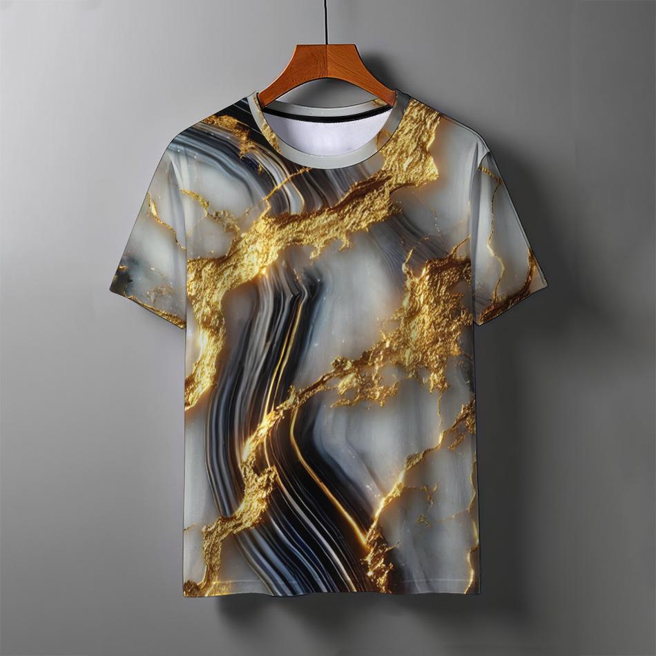 Abstract Art Graphics 3D Print T-Shirts Men's Women Short Sleeve T Shirt Oversized Tees Harajuku Y2k Tops Men Clothing