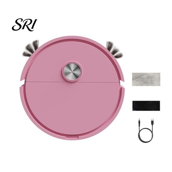 Intelligent Vacuum Cleaner Sweeping Robot One-Button Start Low-Noise Silent Operation Sweeper Mini Slim Body Deep Cleaning for Household One-button