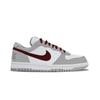 Nike Big Gray Rock Leather Abrasion Resistant Breathable Low top Skateboard Shoes Men's Gray 355152-106(Team1822-)