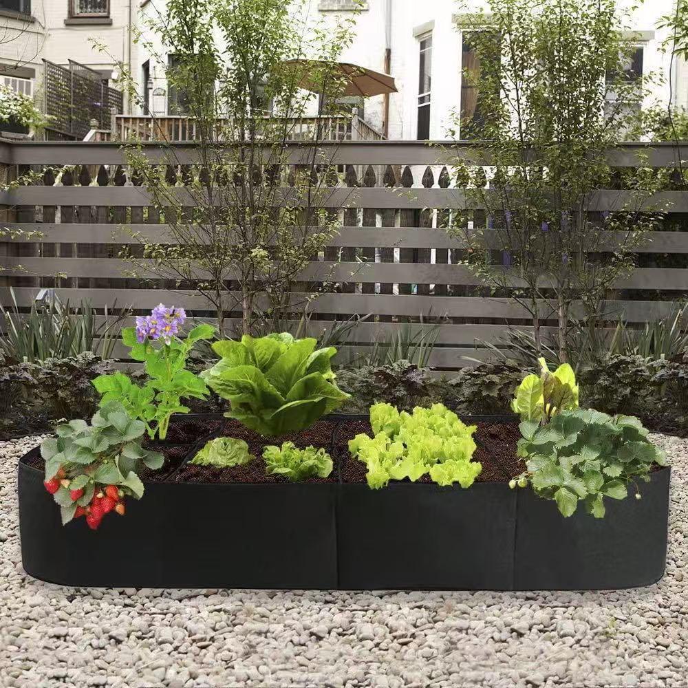 Detachable Felt Multi-Grid Planting Bag for Vegetables, Flowers, and Grass
