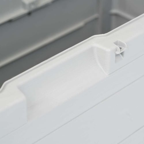 vidaXL Garden Storage Box, 280L, Light Gray
