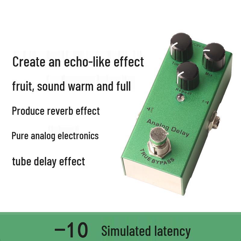 

Compact Professional Electric Guitar Effects Pedal - Distortion, Overdrive, Delay, Chorus, Tremolo