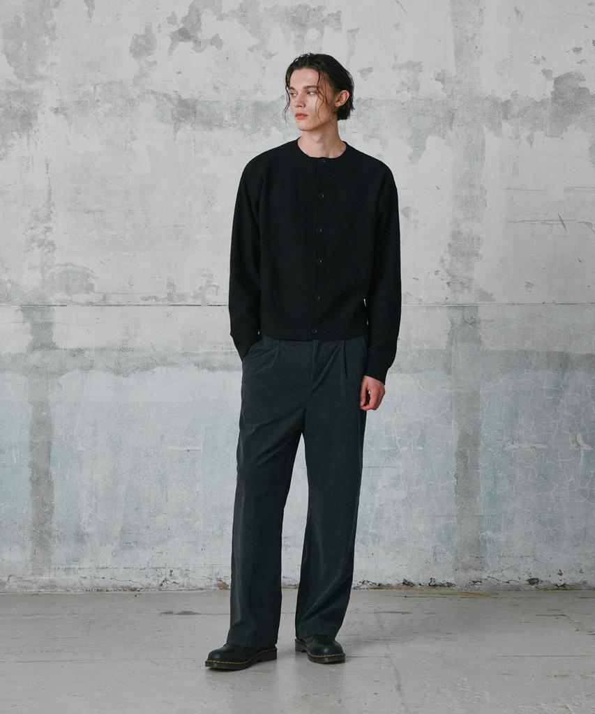 GLW Comfort Elastic Corduroy Pants Navy