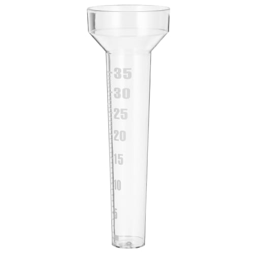 HANABASS Rain Gauge, Rain Gauge Tube, Measurement Test Tube, Easy to Read, 35mm, for Outdoor Garden Use