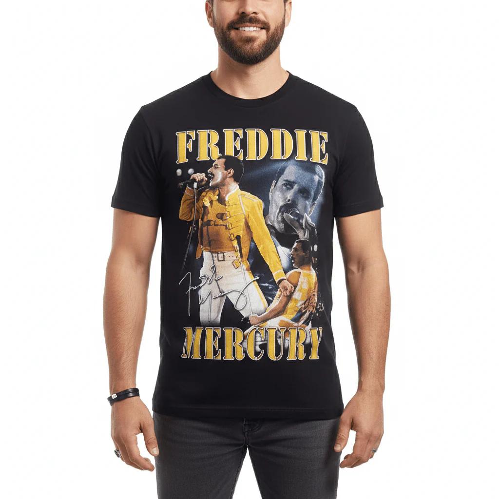 

Frank Zappa Iconic Portrait Print Cotton TShirt ExperiUnisextal Rock Legend Unisex Short Sleeve Tee S