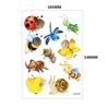 Kinder Tattoos Aufkleber Glitzer Goldstaub Cartoon Schmetterling Regenbogen Insekt Sonnenblume Farbset Niedliche Aufkleber