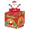 Santa Red Christmas Paper Money Box Festive Celebration Decor And Giving Gift