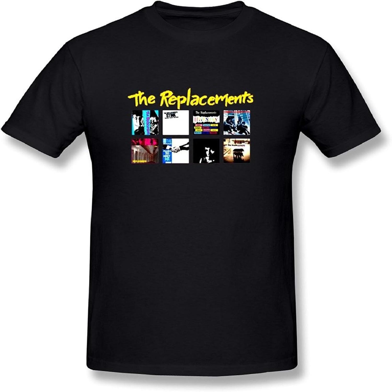 WunoD Men s The Replacements Studio Albums T-Shirt S