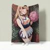 Anime M-My Dress-Up Darling Throw Lightweight 240g Flannel Blanket Soft Skin-friendly for Summer Cooling