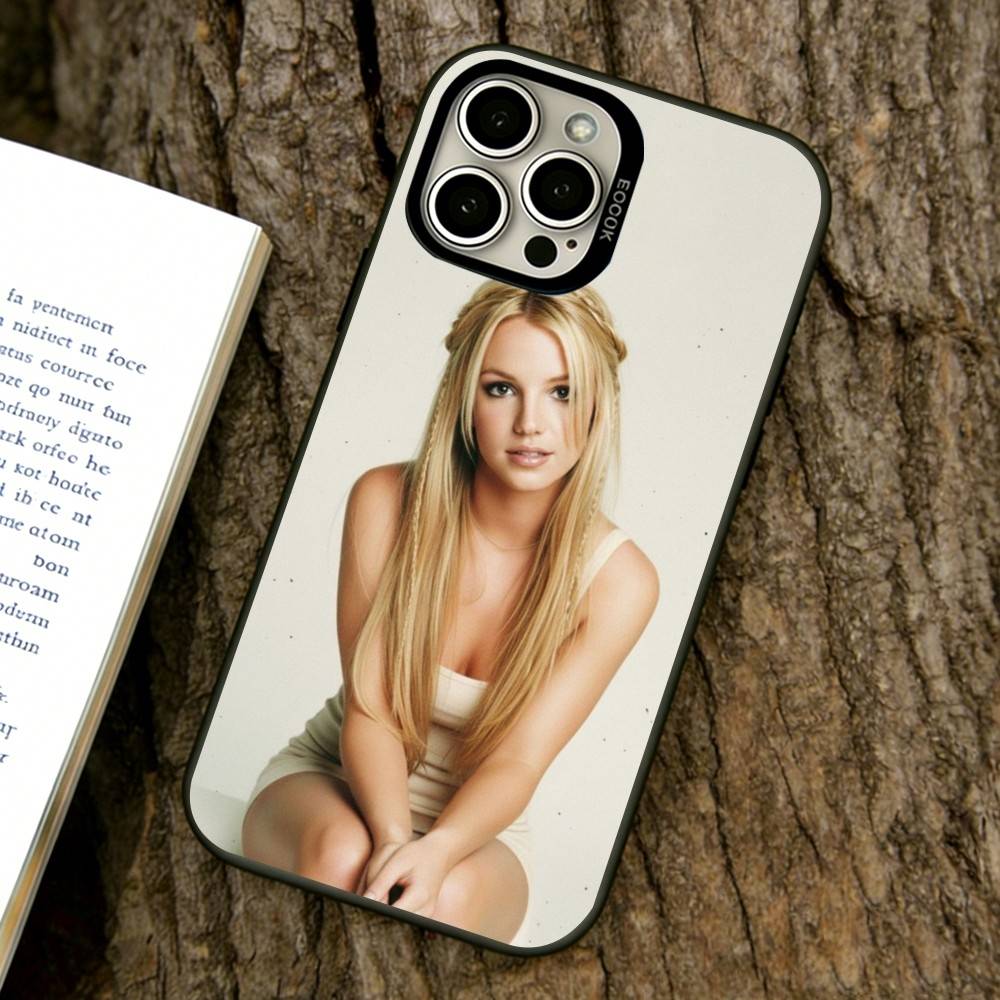 Britney Spears Phone Case For iPhone 17,16,15,14,13,12,11 Plus,Pro Max,XS,Colorful Silver Phone case Funda Cover