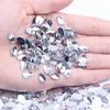 White Acrylic Drill Press Flat-Bottom Globe Water Drop - Various Models for Phone Jewelry DIY