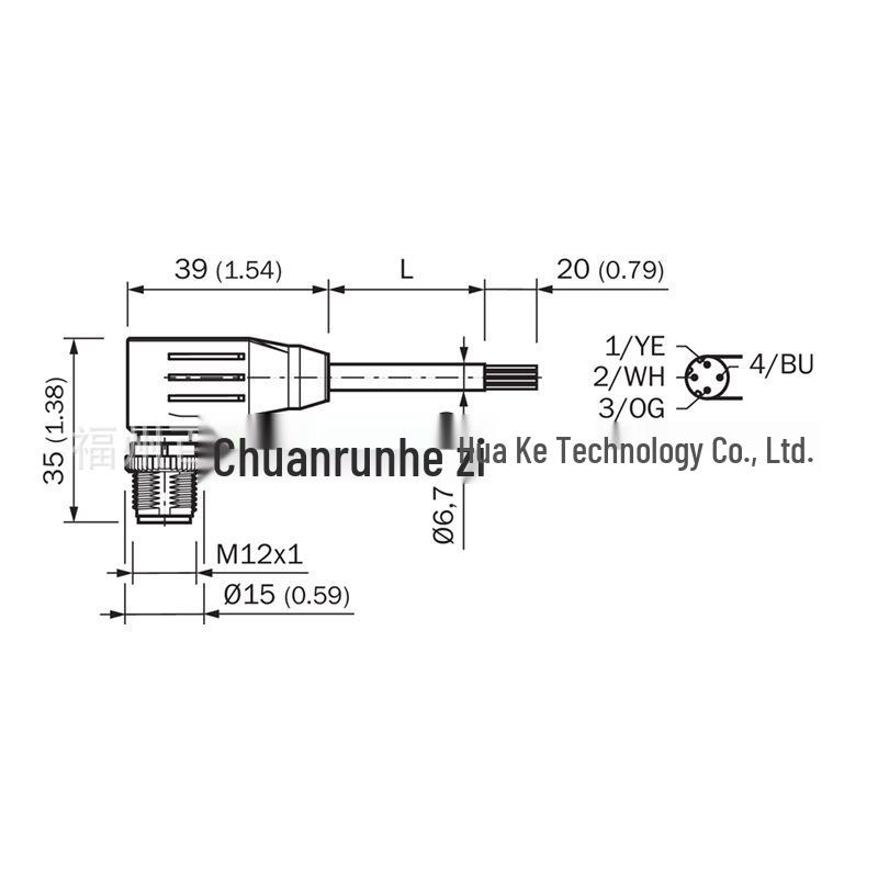 Brand New Sick Sensor Accessories: YN2D24-050PN1XLEAX Plug & Cable (2106175) YN2D24-050PN1XLEAX