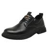 Men's casual leather shoes Classic casual gentleman style Dress up party High quality adult comfortable daily versatile 38-46