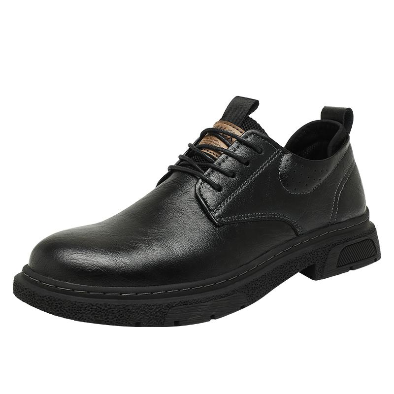 Men's casual leather shoes Classic casual gentleman style Dress up party High quality adult comfortable daily versatile 38-46