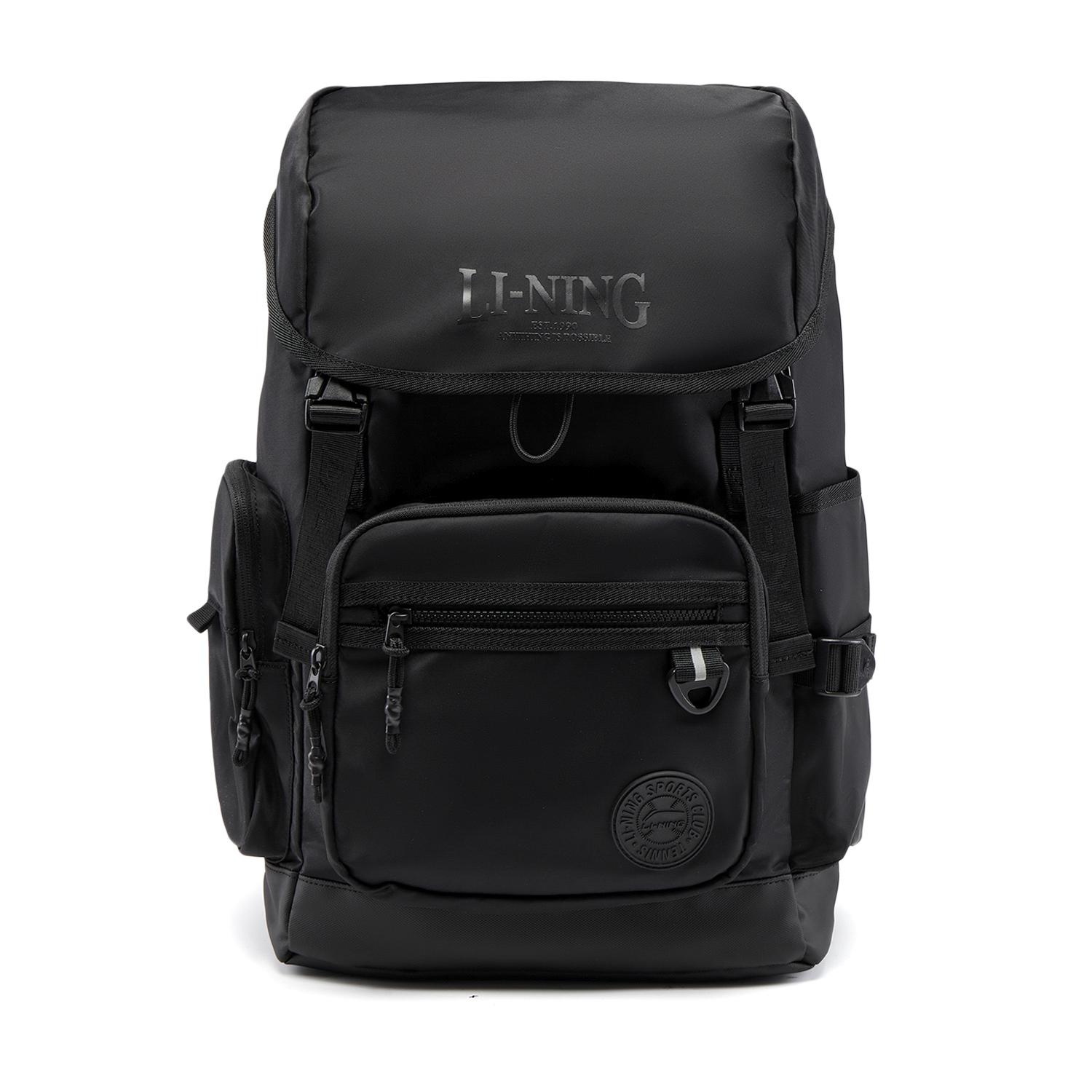 

New LiNing Sports Life Collection Polyamide Backpack Regular Unisex Black ABSV237-1 31.0*16.0*42.4CM
