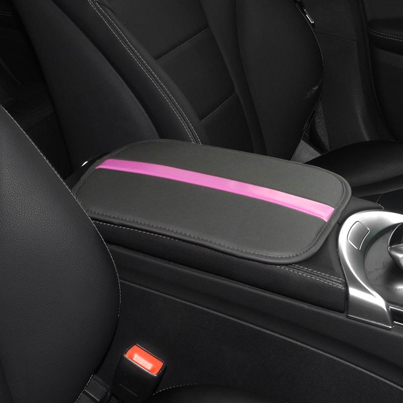 Universal Non-Slip Black Car Armrest Pad - Wear-Resistant Interior Accessory