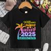 Family Cruise Vacation 2025 T-shirt Making Memories Together Tees Summer Trip Squad Graphic Tops Holiday Travel Kids Clothing