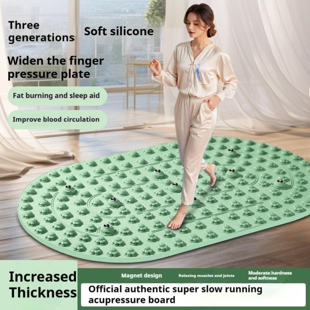 Liquid Silicone Acupressure Mat 45x75cm Foot Mat for Acupressure Anti-Fatigue Home Fitness
