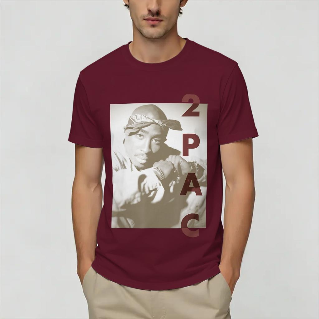 Funny Tupacs Music Tshirts For Unisex Round Collar Pure Cotton T Shirts Short Sleeve Tees Gift Clothes