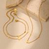 Minimalist Heart Charm Bracelet for Women, Gold Plated Stainless Steel Chain Bracelet, Waterproof Jewelry Party Gifts
